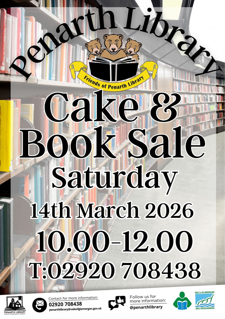 Friends of Penarth Library Cake and Book Sale