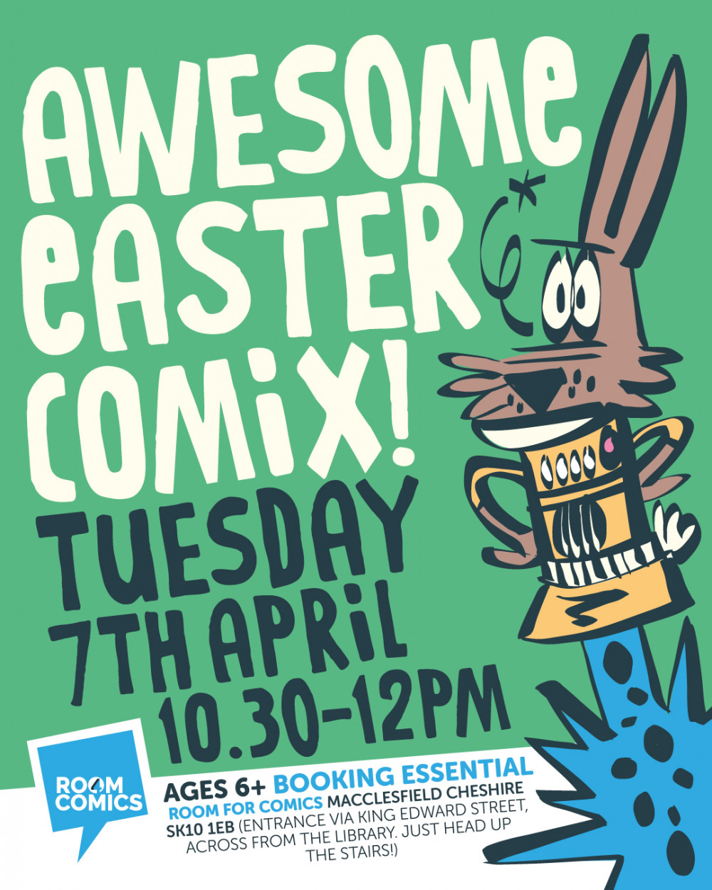 Awesome EASTER COMiX workshops with cartoonist Marc Jackson!