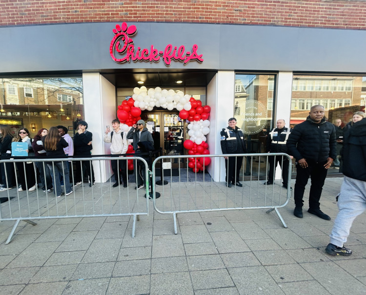 Chick-fil-A's new Kingston branch is located in is located in 90 Eden St, London KT1 1JD  (Credit: Tilly O'Brien)