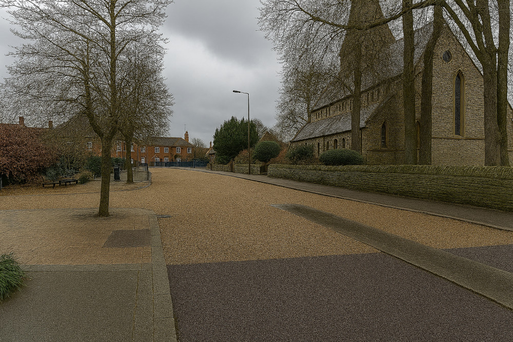 An impression of how the Poynton Shared Space would look following the works (Image - Cheshire East Council)