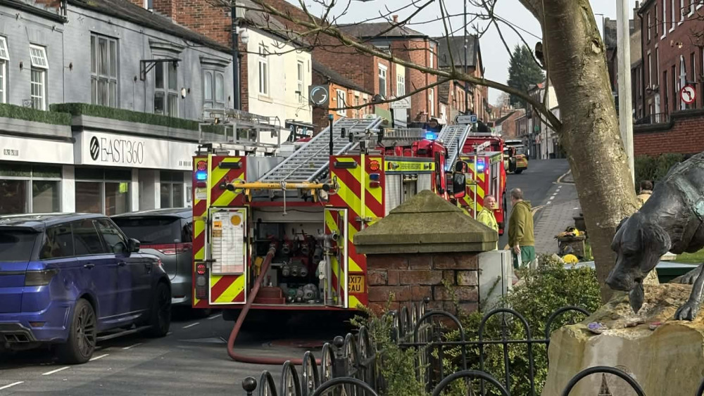 Current scenes outside East 360 in Congleton (Credit: Lacy Mills)