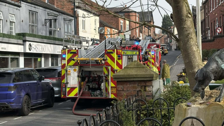Current scenes outside East 360 in Congleton (Credit: Lacy Mills)