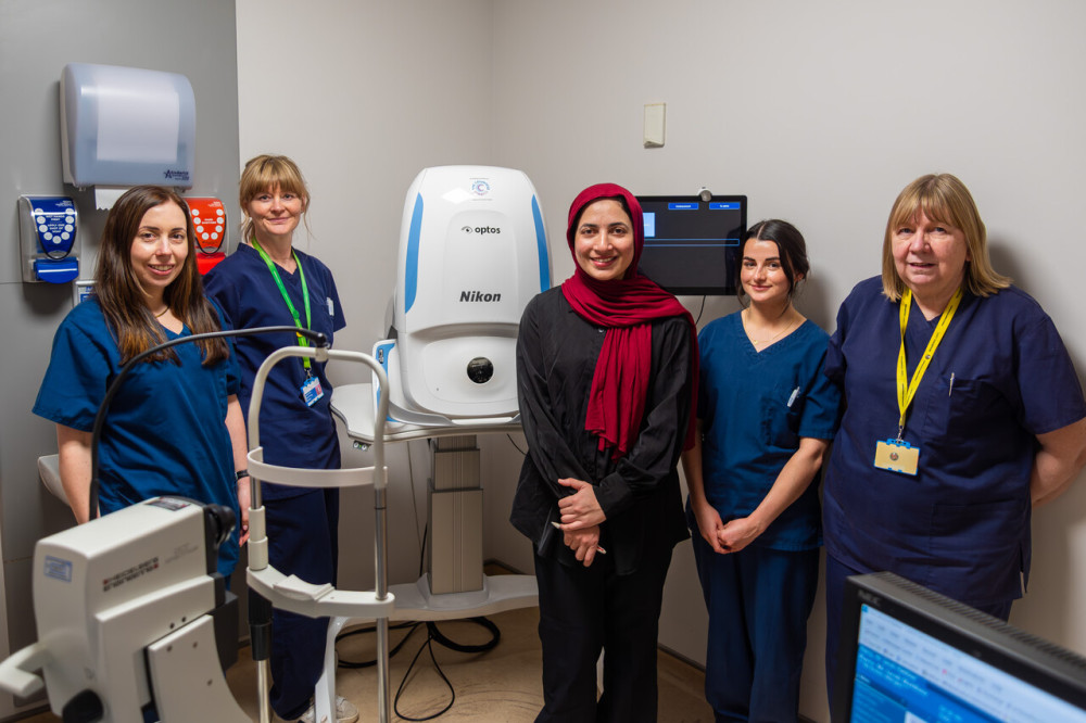 The Countess of Chester Hospital can now offer clearer, wider and more detailed images of the back of the eye (Image supplied)