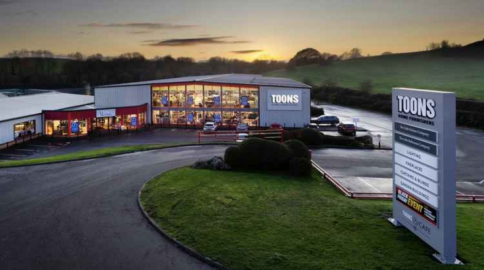 Toons showroom in Castle Gresley re-opens next week