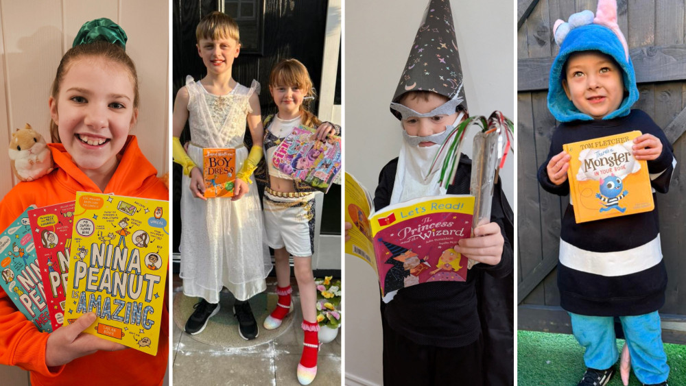 World Book Day in Macclesfield 2026 (Credit: Francesca Gardiner, Lauren Snelson, Seonaid Beddows, Tyesha Garner)