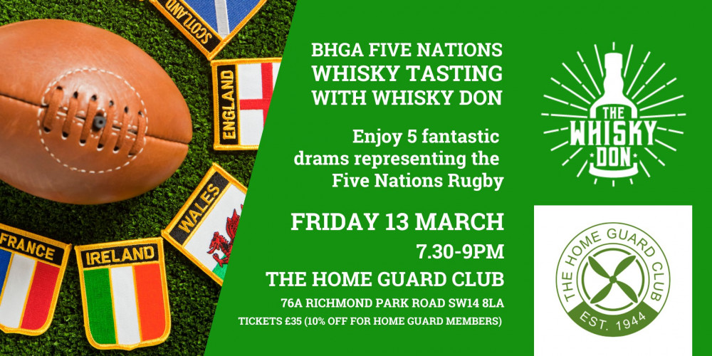 BHGA FIVE NATIONS WHISKY TASTING WITH THE WHISKY DON