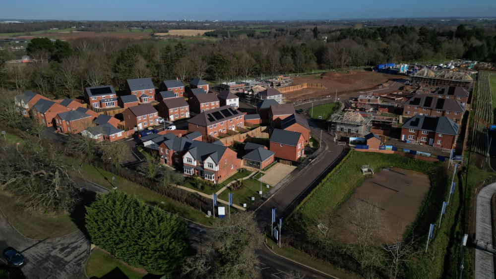 Warwick District Council is unable to demonstrate a five-year housing supply (image via Miller Homes)