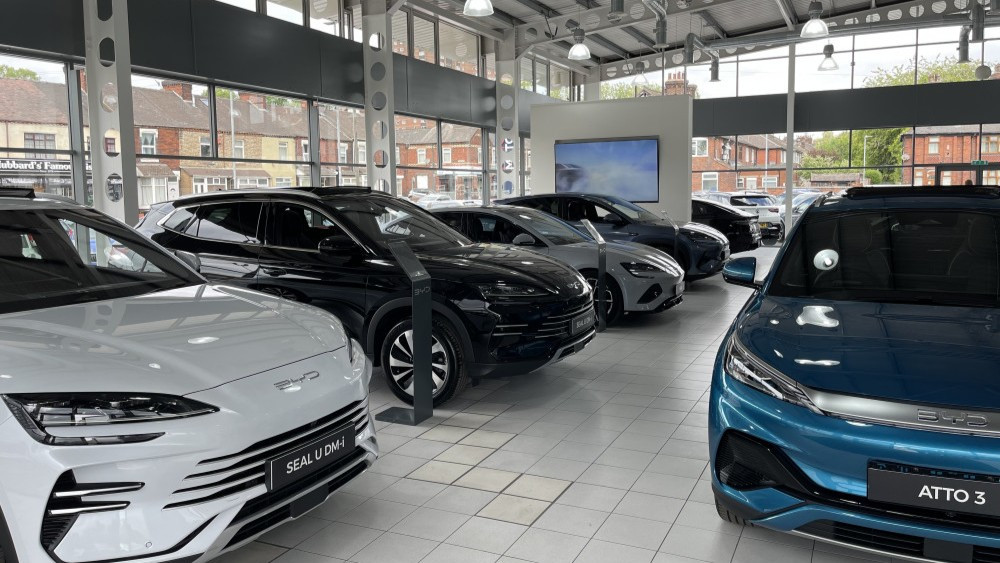 There are a range of jobs available this week, including sales executive at BYD Stoke (image via Swansway)