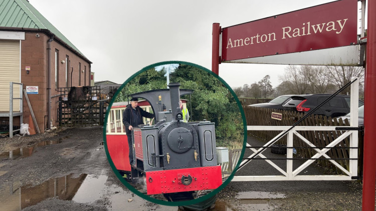 The railway has been closed for the past few months (image via Amerton Railway/Livia Gregor)