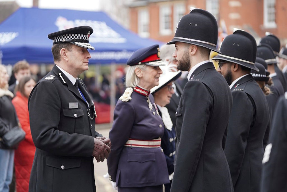 Chief Constable Ben-Julian Harrington has a strong message for new recruits at the passing out ceremony. 