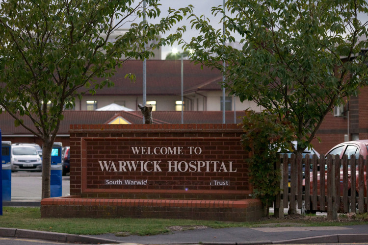 Warwick Hospital's A&E is 'experiencing high pressure' (image via SWNS)