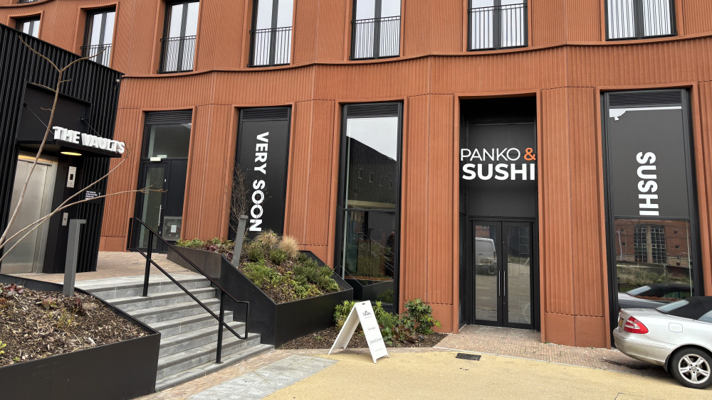Panko & Sushi is the latest business to open in Goods Yard in Stoke (image via Nub News)