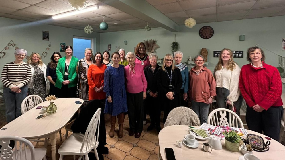 Amanda Hack MP bought together women from across North West Leicestershire to celebrate International Women's Day (Photo: Amanda Hack)