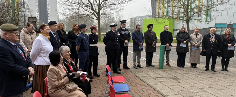 Former service personnel, local cadets and dignitaries attended.