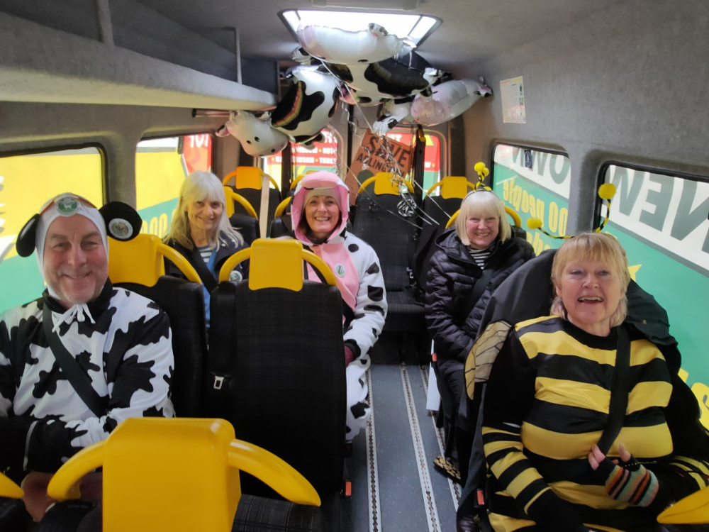 Adlington protestors took their campaign on the road on Saturday, March 7 (Credit: Gekko Media)