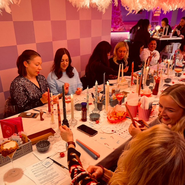 Candle Painting and Cocktails