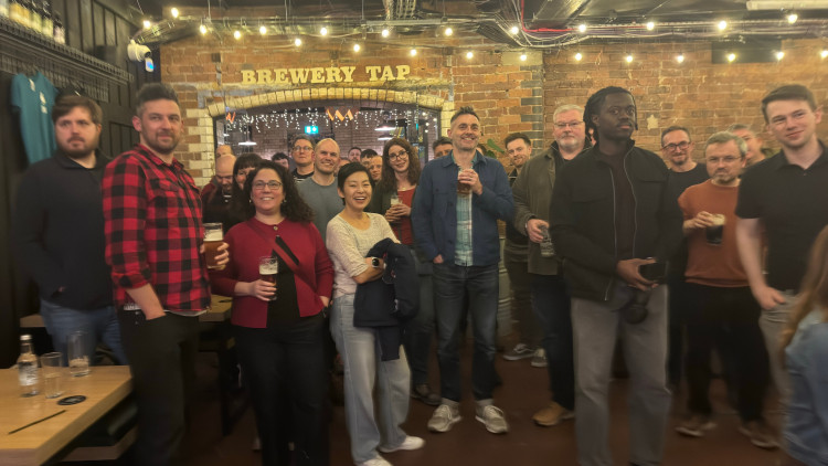 Macc.xyz enjoyed a succesful launch at Bollington Brewery Tap (Credit: Chris Garrett)