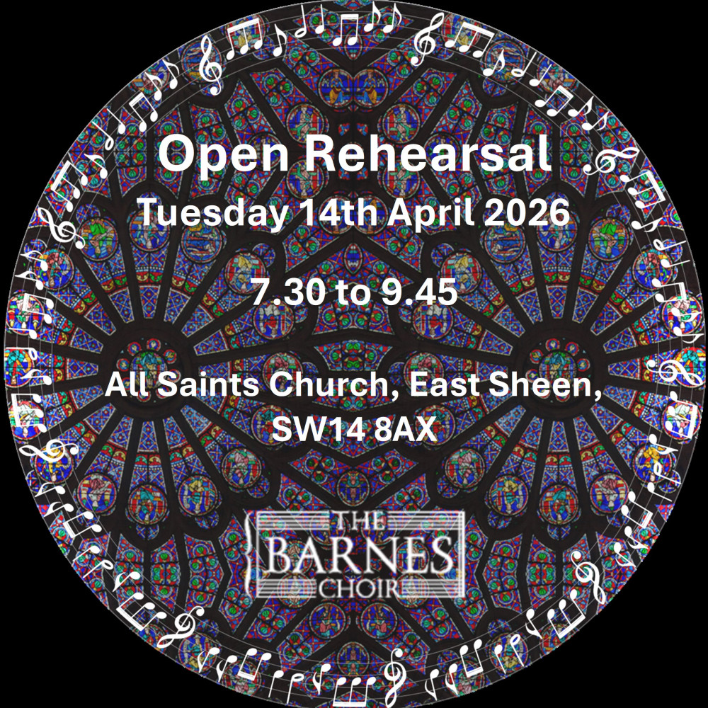 The Barnes Choir Open Rehearsal.