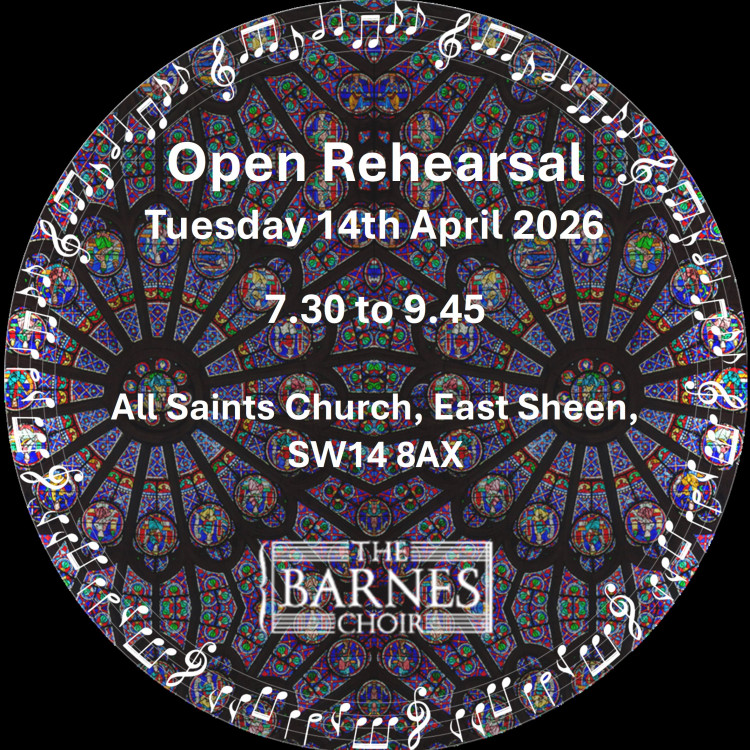 The Barnes Choir Open Rehearsal.