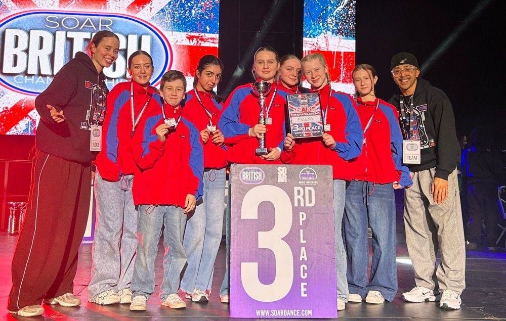 Sylk Dance Academy recently competed at the SOAR British Championships. Enigma had a podium finish in the team competition (Credit: Amy Mayers)