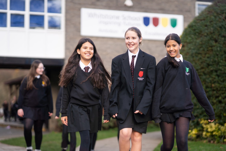 Whitstone School in Shepton Mallet praised for strong leadership, teaching, and pupil support in January 2026 peer review; improvement efforts continue. (Image supplied) 