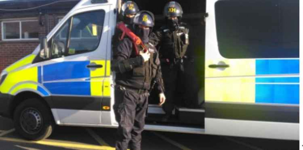 The raid happened on Monday morning. Photo: Swadlincote SNT