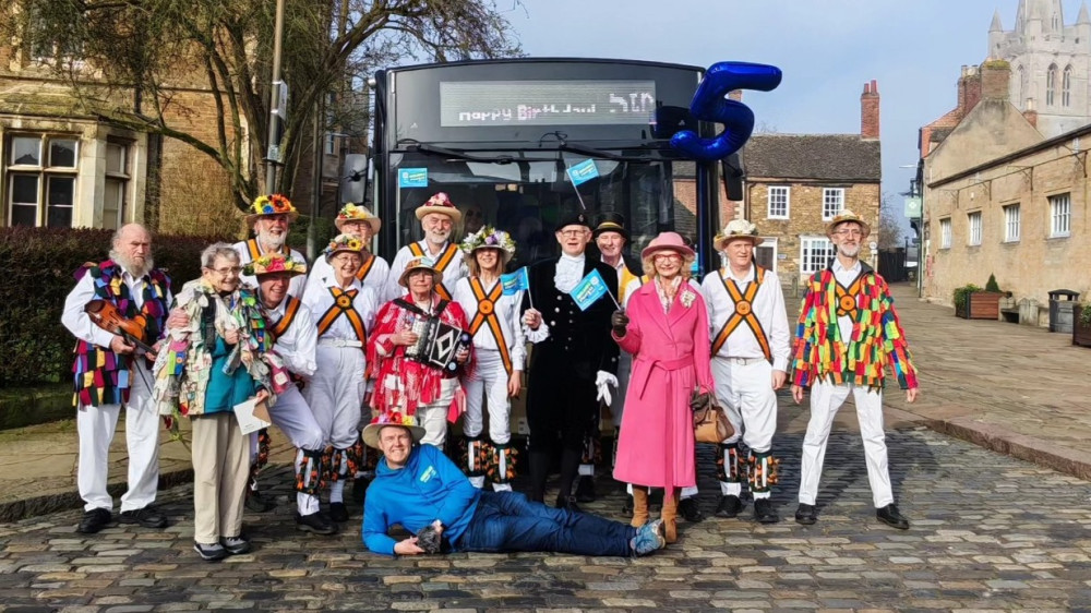 Rutland and Stamford Sounds celebrated their 5th birthday with a bus tour around the area, visiting key community spots (Photo: Rutland and Stamford Sounds)