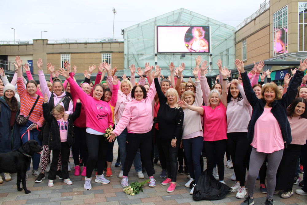 Life Leisure staged a surprise flash mob in Stockport town centre to celebrate International Women's Day and launch its Power to Glow campaign (Image - Life Leisure)