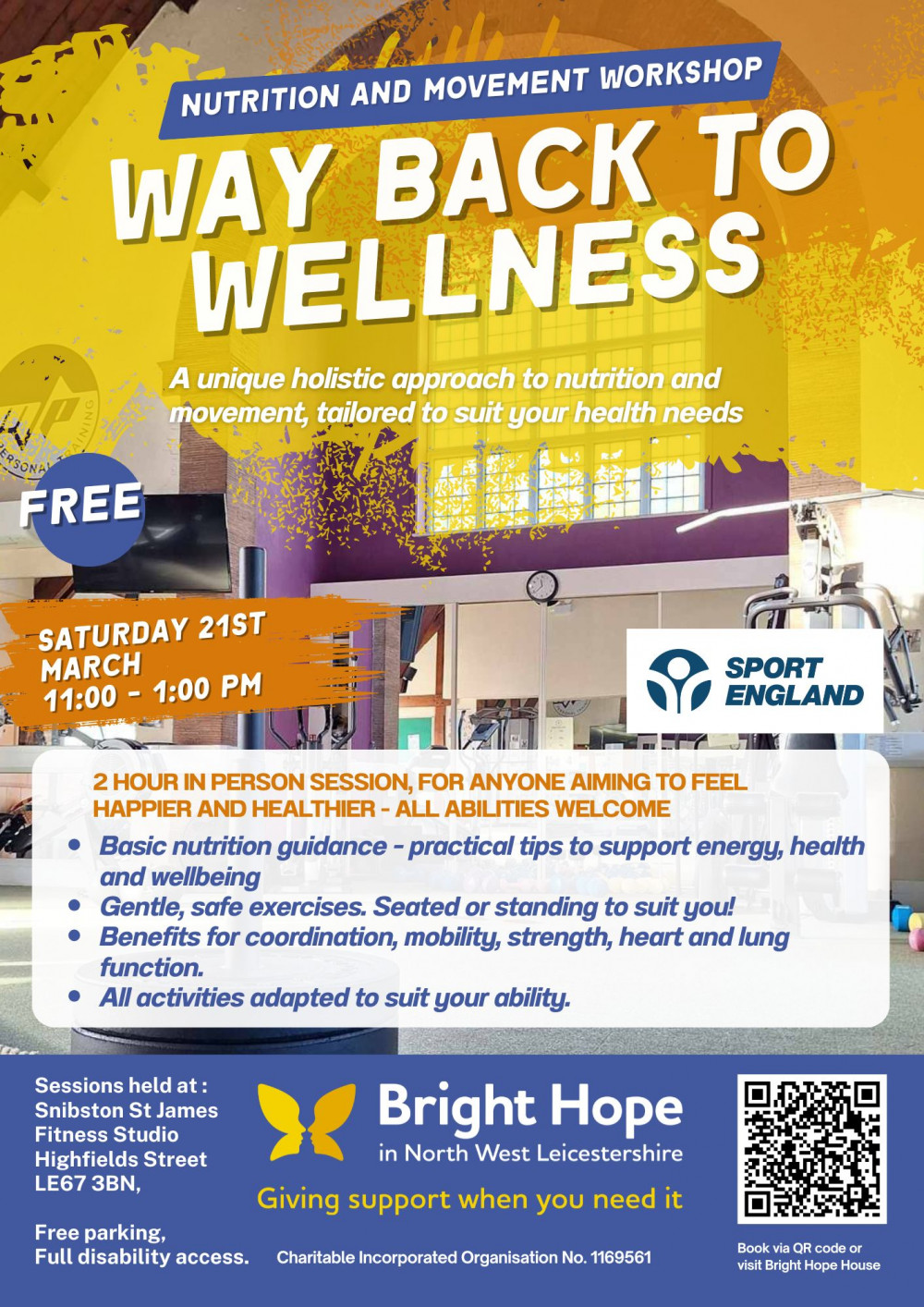 Way Back to Wellness- Free wellbeing event