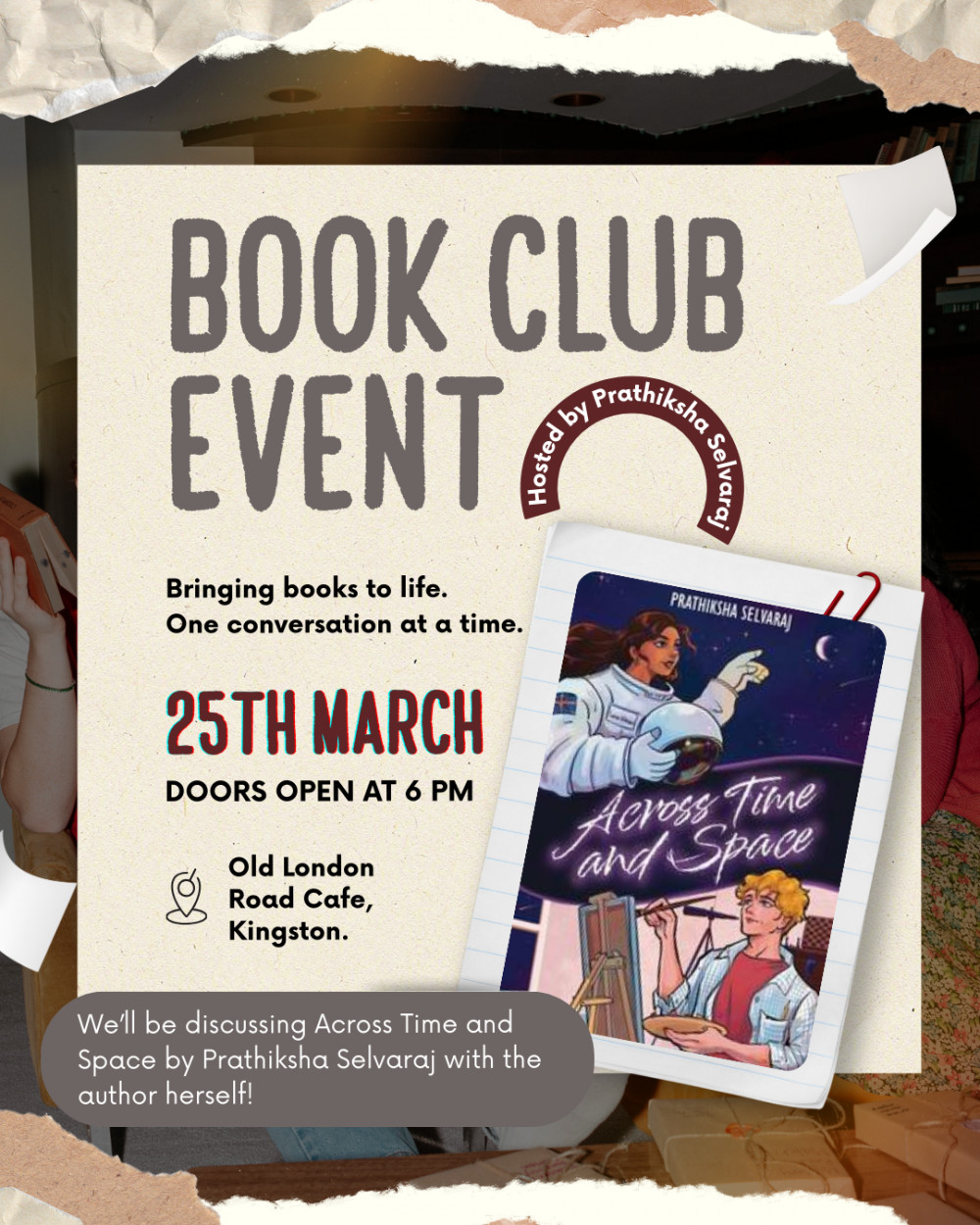 Book Lovers Club with Prathiksha Selvaraj