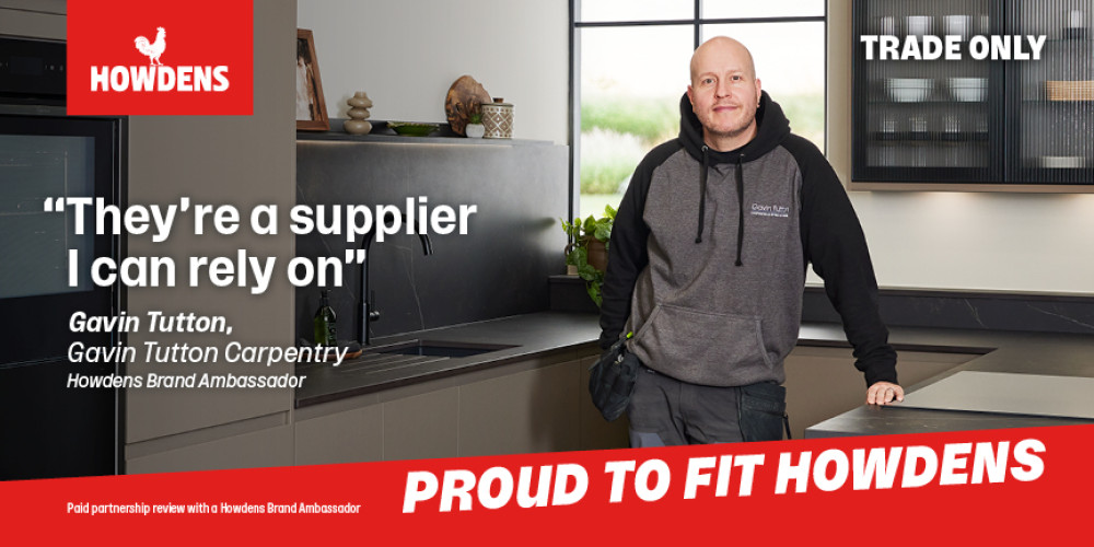 Gavin Tutton features in Howdens new campaign (image supplied)