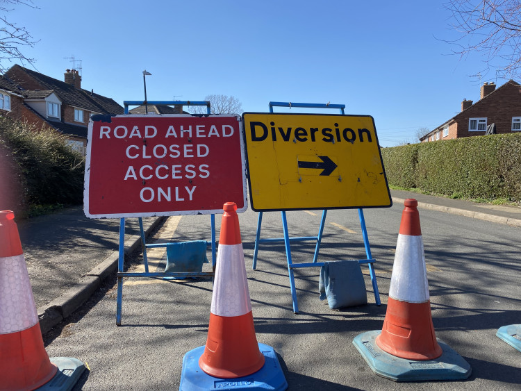 Here are the upcoming road closures in Kenilworth (image by Nub News)