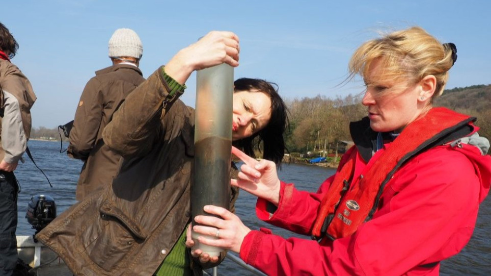 The study saw researchers from Keele University and Loughborough University recover textile fibres from a 150-year sediment record from Rudyard Lake (image via Keele)