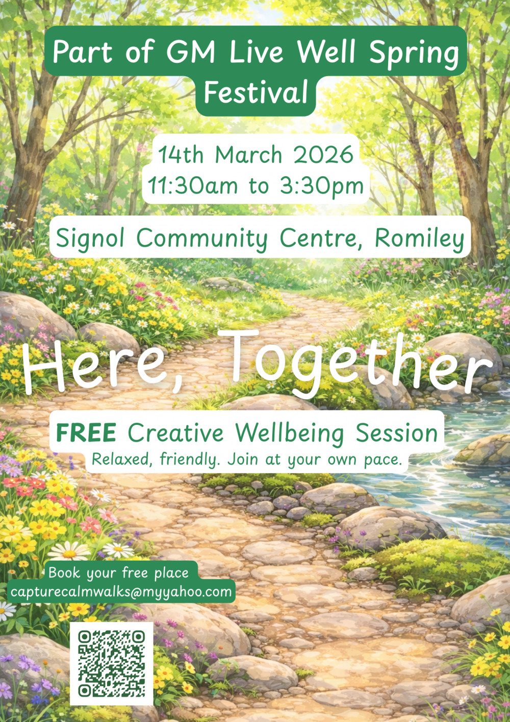 GM LIve Well Festival: Here, Together (Creative Wellbeing Community Event)