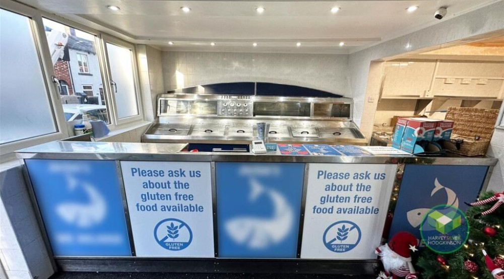 Jordan's Crompton Road Chippy is up for sale (Credit: Harvey Silver Hodgkinson/Rightmove)