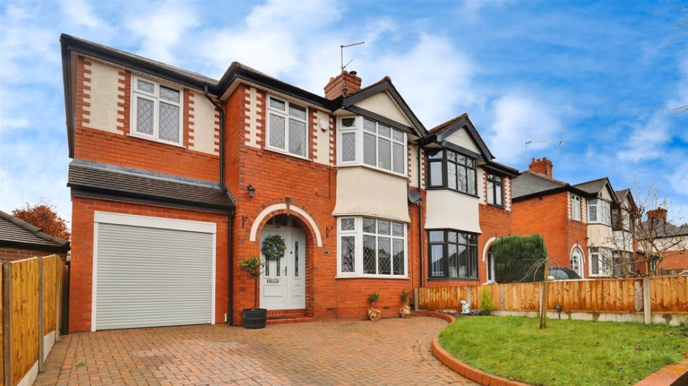 This week we are showcasing a five-bedroom house for sale in Newcastle-under-Lyme (images via Stephenson Browne)