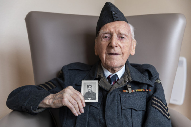 Bernard Morgan, 102, from Crewe, received his MBE at Windsor Castle on Tuesday 10 March (Photo: SWNS).