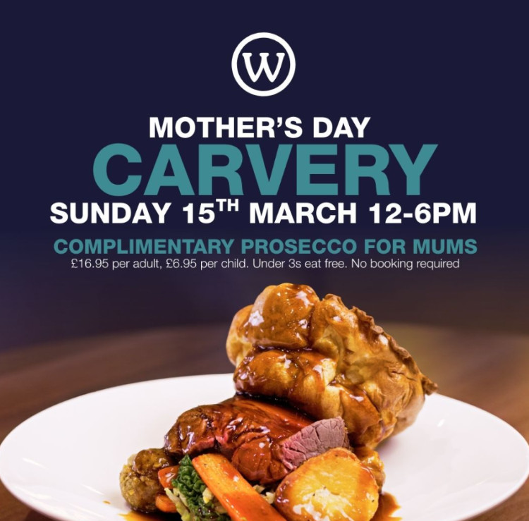 Make Mother's Day extra special with a carvery at Waterside Hotel & Leisure Club (Image - Waterside Hotel & Leisure Club)
