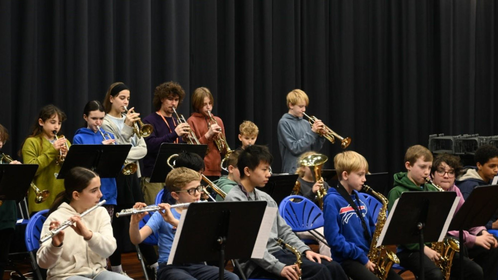Young musicians take part in Richmond Music Trust’s first Jazz Day at Waldegrave School (credit: Image supplied).