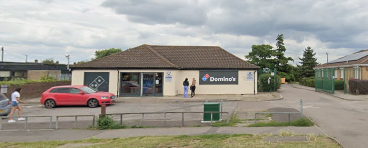 One of the plots up for sale is the former housing office on Linford Road, Chadwell St Mary, which is currently let to Dominoes Pizza.