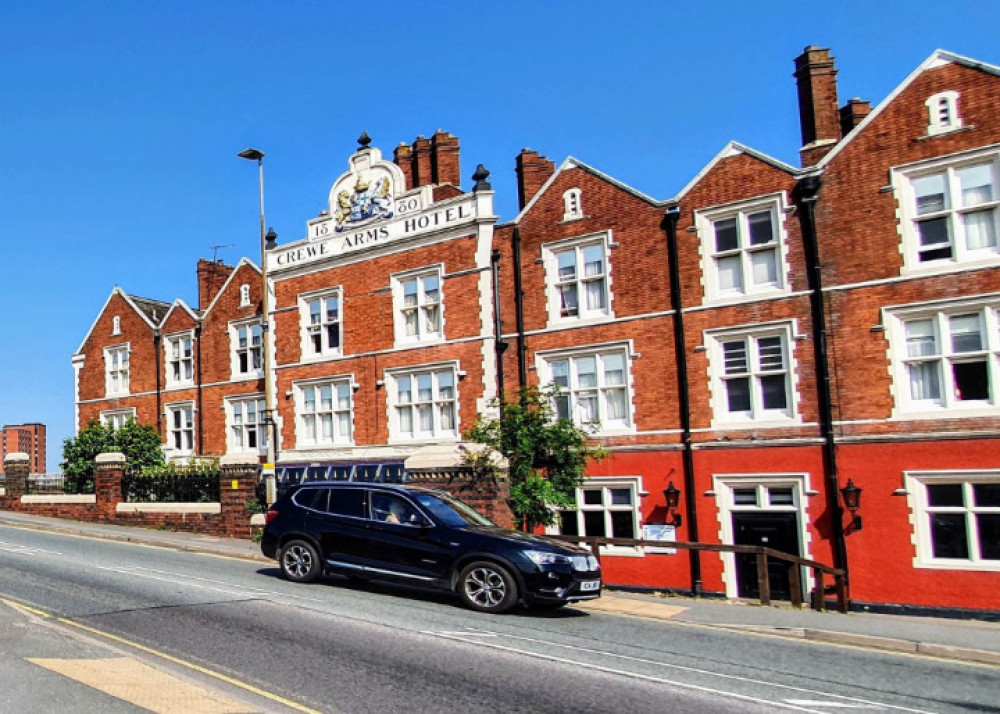 The Crewe Arms Hotel, Nantwich Road, is expected to reopen to the public on Monday 20 April (Photo: Ryan Parker).