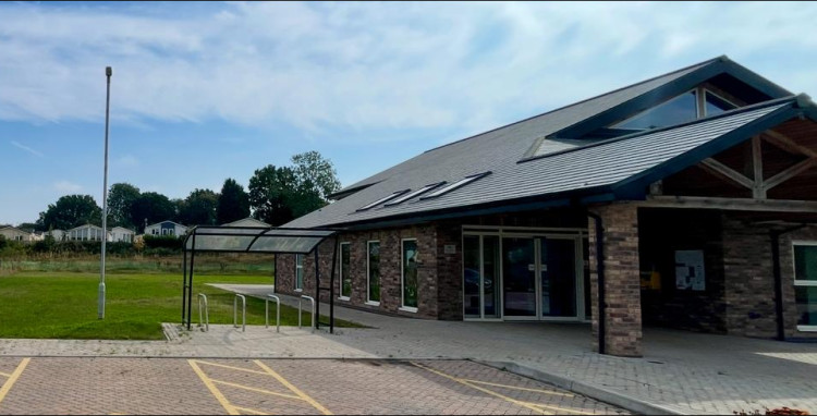 The new facility would be built at Burton Green village hall (image via planning application)