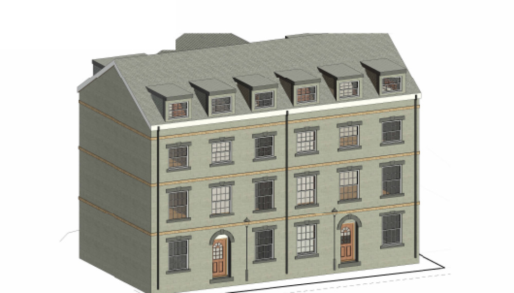 Shaftesbury Design Practice seeks approval for an eight-unit apartment block in Leamington Spa, inspired by Victorian architecture (image via planning application)