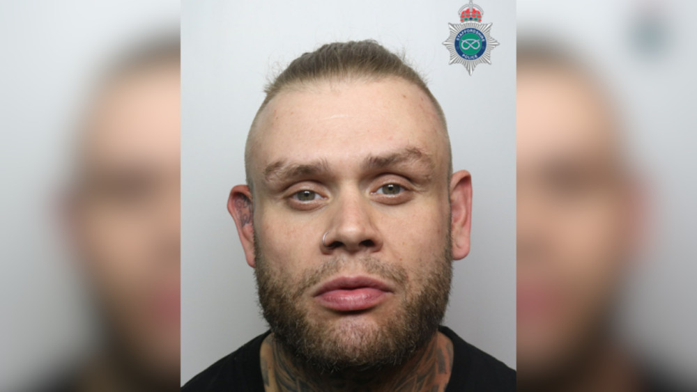 Lloyd McNicholas was jailed for two-years-and-three-months at Stoke-on-Trent Crown Court (image via Staffordshire Police)