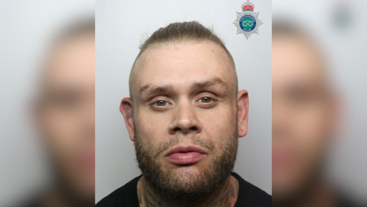 Lloyd McNicholas was jailed for two-years-and-three-months at Stoke-on-Trent Crown Court (image via Staffordshire Police)