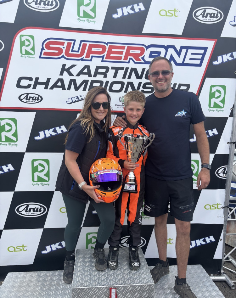 Theo Jepson with mum Sasha Jepson and dad Marc Jepson. (Photo: Sasha Jepson) 