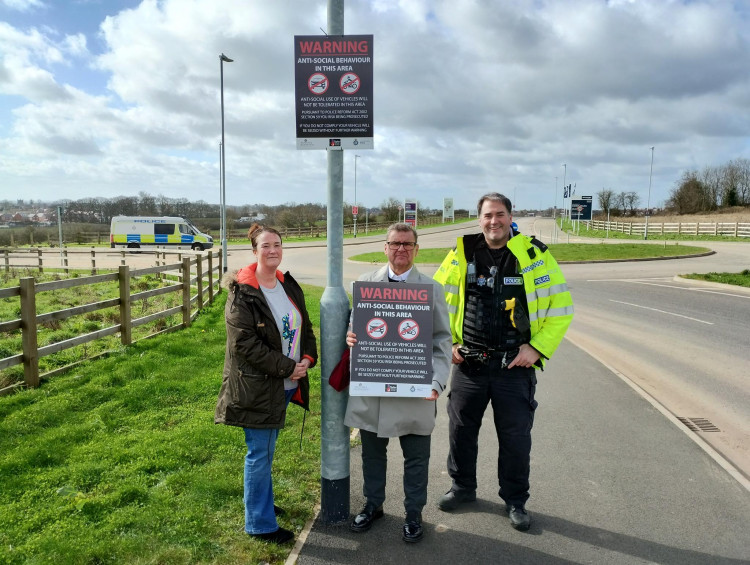 New signage put up at Money Hill hopes to deter anti-social behaviour (Photo: Murrae Blair-Park)