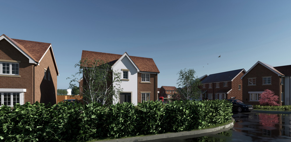 The development includes 30% affordable housing and 70% private homes (Image via: Planning Application)