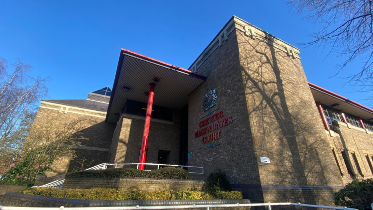 Lorenzo Campbell appeared at Chester Magistrates Court on Thursday, March 12 (Credit: Nub News)