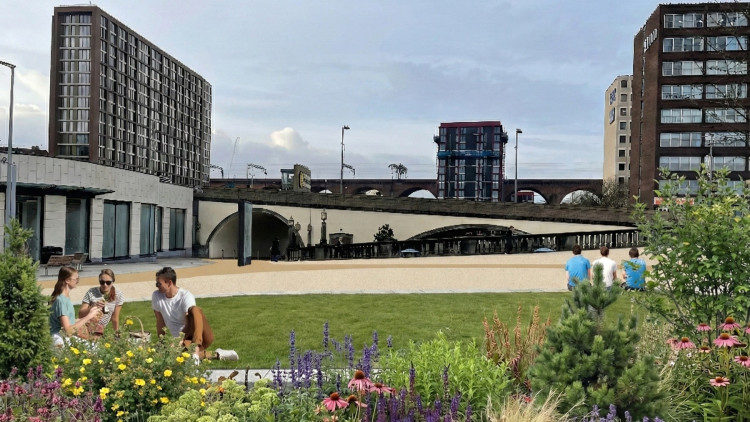 Plans to transform Mersey Square in Stockport town centre look set to get the go-ahead soon (Image - Stockport Council)